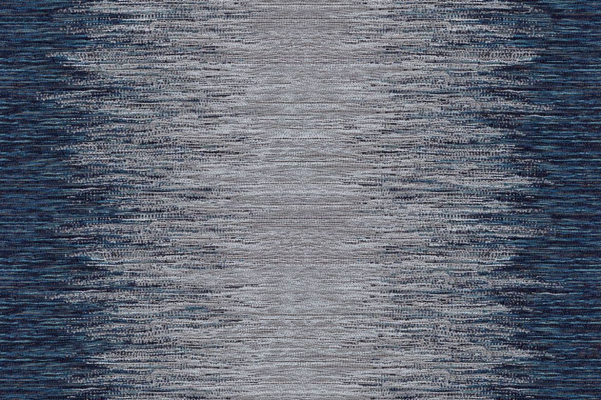 Danza Raffia Wallpaper in Cobalt — a vibrant cobalt blue wallpaper with a natural raffia surface and soft brushed texture, adding depth and artisanal movement to bold interior spaces.