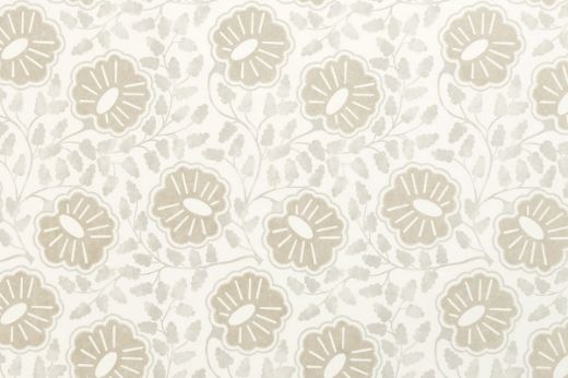 Soft neutral-toned paisley print in beige and ivory hues, blending delicate floral details with understated sophistication.