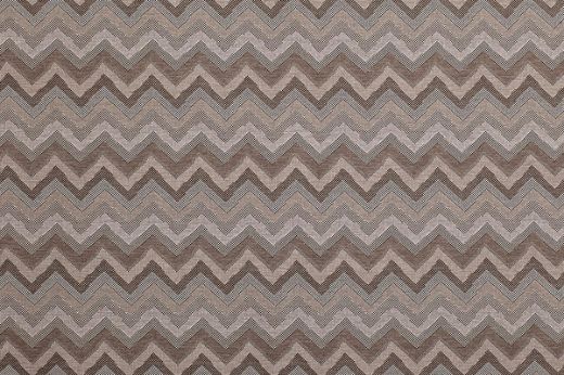 Kazulu Performance Fabric in Grigio—sleek and modern zigzag weave in layered greys and charcoals, ideal for refined, high-traffic interiors.