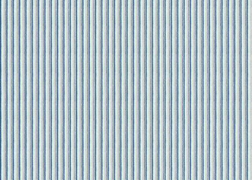 Close-up of Peace and Love Performance Fabric in azzurro, featuring fresh blue tones in a fine stripe design, made for both indoor and outdoor use.