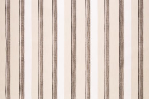 Verano Perennials® Performance Woven fabric in Latte — a warm neutral stripe pattern delivering understated luxury and versatility to outdoor settings.