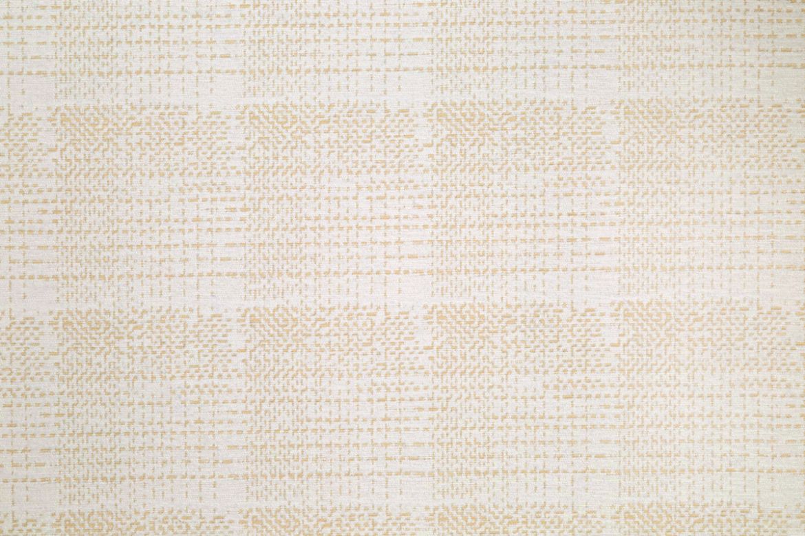 Sashiko PERENNIALS® Performance Weave in Latte – soft beige and ivory geometric stitching on a warm neutral base, offering artisanal texture with outdoor durability.