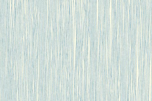 Downey Printed Wallpaper in Sky, with delicate abstract lines in soft blue, creating a serene, light-filled ambiance in contemporary spaces.