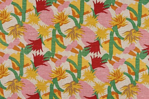 Picture of CACTUS FLOWER PRINTED FABRIC