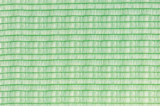 Crochet Printed Linen Fabric in Green, a fresh green and white mix with a small-scale linear pattern, evoking a clean, contemporary Scandinavian style.