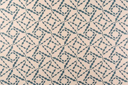 Navy – Classic navy lines form a refined geometric diamond pattern over a natural base, balancing tradition with modernity.