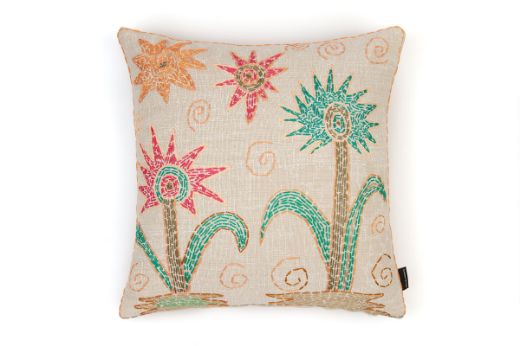 Picture of Refugee Craft Group Sunflowers Cushion