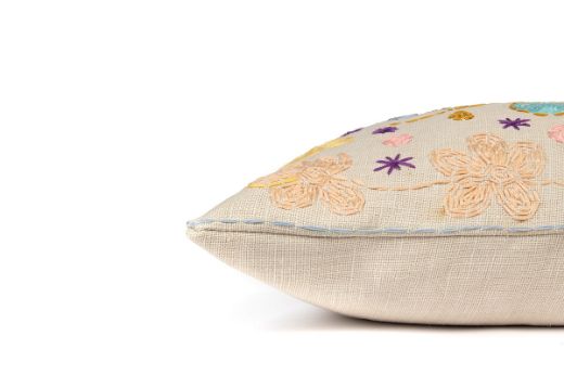 Picture of Refugee Craft Group Daisies Cushion