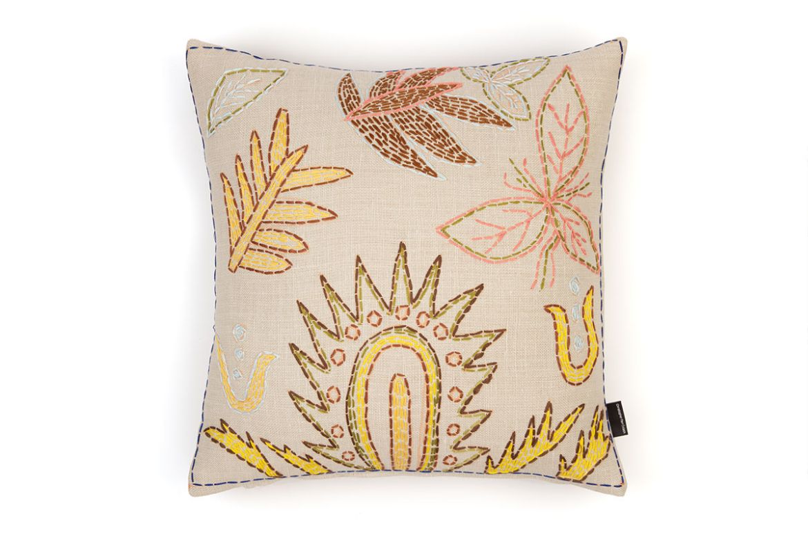 Picture of Refugee Craft Group Fern Cushion