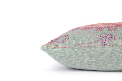 Picture of Refugee Craft Group Pink Lily Cushion