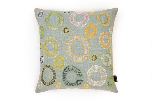 Picture of Refugee Craft Group Circles Cushion