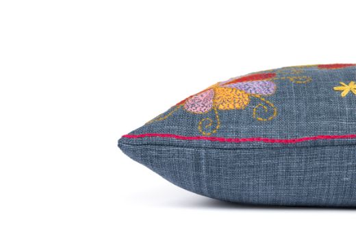 Picture of Refugee Craft Group Spinning Flowers Cushion 