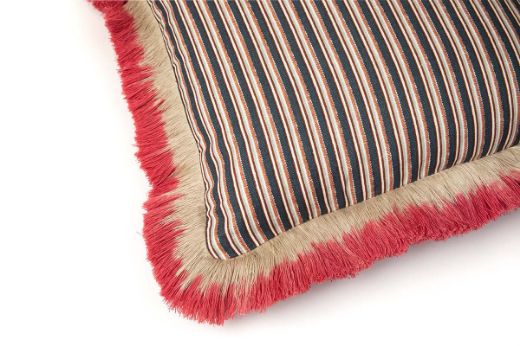 Picture of Peace & Love Terracotta With Ombre Fringe Cushion