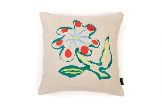 Picture of Alice Kettle Red marigold B Cushion 