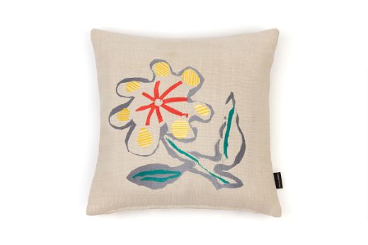 Picture of Alice Kettle Yellow Marigold A Cushion