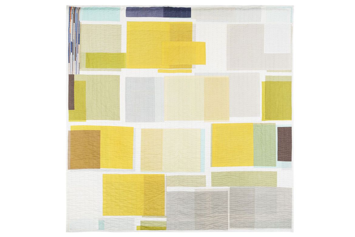 Picture of UNTITLED MAP QUILT BY KATE BLEE