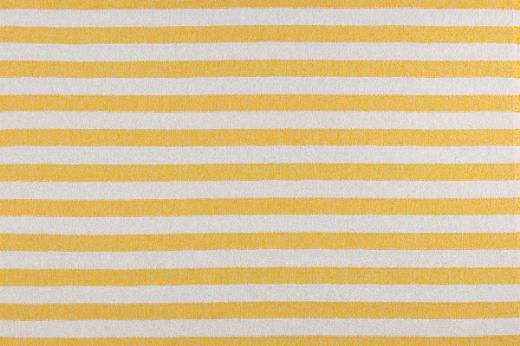 Calvari Limone yellow performance outdoor woven striped fabric by Christopher Farr Cloth