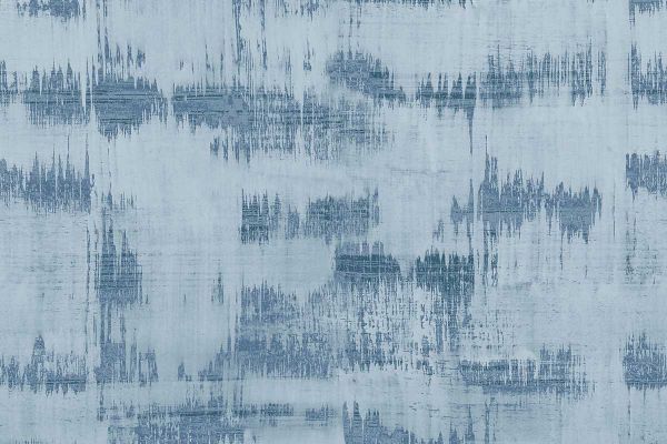 Cabin Vinyl Wallpaper in vibrant cobalt blue, featuring a textured abstract design by Kate Blee. Ideal for creating a bold, contemporary statement in any space.
