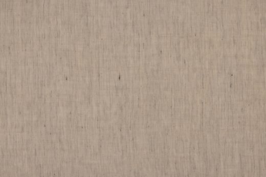 Midori sheer fabric in Natural – flat view showing soft double-width weave with subtle speckled detail on natural-toned ground.