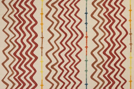 Rick Rack Kit Kemp Embroidered Printed Zig Zag Fabric